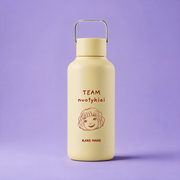 Kakė Makė x EQUA gertuvė 600 ml „Nuotykiai prasideda nuo šypsenos“ (gelsva)