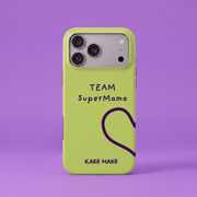 Telefono dėklas „Supermamos širdis“ (obuolys)