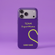 Telefono dėklas „Supermamos širdis“ (figa)