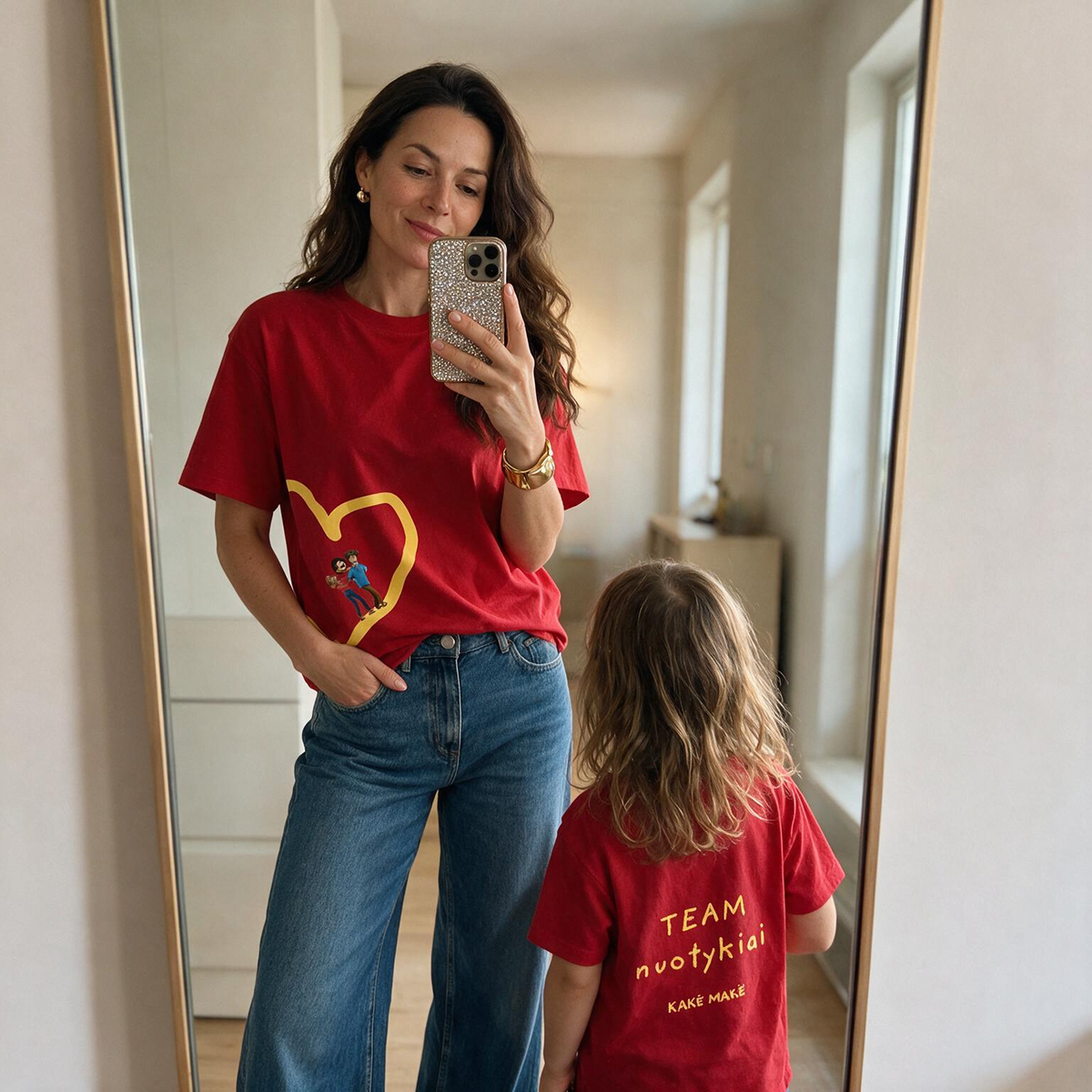 „Team Supermama“ marškinėliai mamai